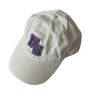 NORTH & ACRUX Embroidered Baseball Cap Hat One Size Men Activewear Gym White
